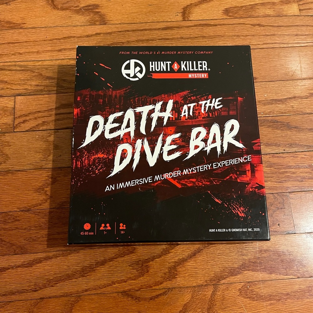 Death at a Dive bar board game
